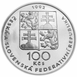100 Kčs Padesáté výročí vyhlazení Lidic a Ležáků - 1992