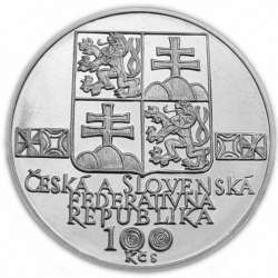 100 Kčs Sté výročí založení Muzeální slovenské společnosti - 1993