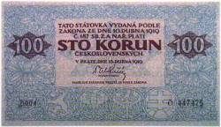100 Kč 1919 