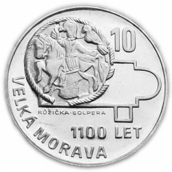 10 Kčs Tisícísté výročí Velké Moravy (866 - 1966) - 1966 B.K
