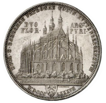2 zlatník - pamětní tzv. kutnohorský 1887