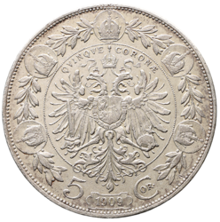 5 koruna 1909 (Schwartz)