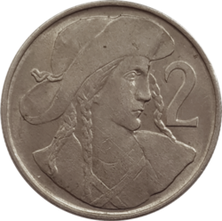 2 koruna 1948