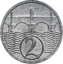 2 haléř 1925