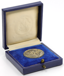 Stříbrná medaile k úmrtí T. G. Masaryka 1937 - 30 mm., původní etue