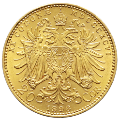 20 koruna 1896