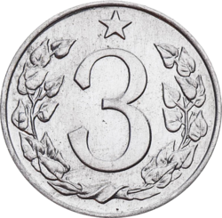 3 haléř 1963