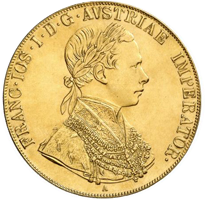 4 dukát 1854 A