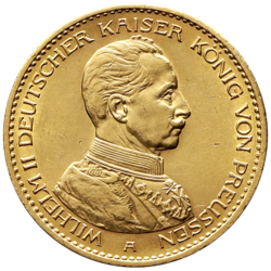 Německo - 20 Mark 1913 A - Wilhelm II.