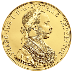 4 dukát 1915 (13,96 g./Zlato 986/1000)