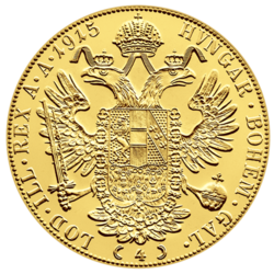 4 dukát 1915 (13,96 g./Zlato 986/1000)