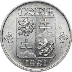 5 haléř 1991