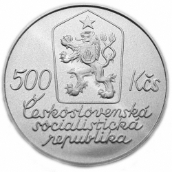 500 Kčs Sté  výročí narození Josefa Lady  - 1987