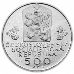 500 Kčs Dvacáté výročí Československé federace - 1988