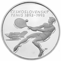 500 Kčs Sté výročí založení prvního tenisového klubu na území České a Slovenské Federativní republiky - 1993