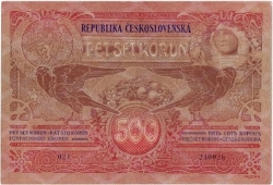 500 Kč 1919 