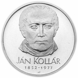 50 Kčs Stodvacáté výročí úmrtí Jána Kollára - 1977
