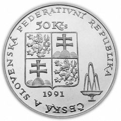 50 Kčs Karlovy vary - 1991