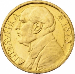Dukátová medaile - Antonín Švehla 1873 - 1933 (bez křížku)