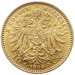 10 koruna 1896