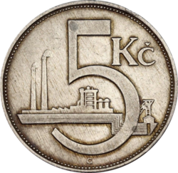 5 koruna 1925