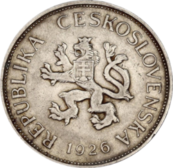 5 koruna 1926