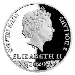 Stříbrná uncová investiční mince Český lev 2020, číslovaná (31,1 g./Stříbro 999/1000)