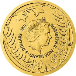 Zlatá 1/25 Oz. investiční mince Český lev 2021, číslovaná (1,24 g./Zlato 999/1000)