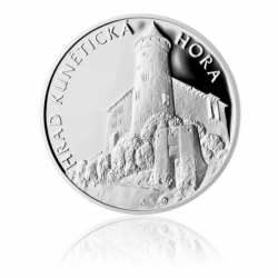 Stříbrná medaile Hrad Kunětická hora proof
