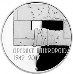 2017 - 200 kč, 75. výročí - Operace Anthropoid PROOF