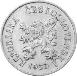 5 haléř 1953