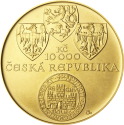 800. výročí Zlatá bula sicilská B.K (31,1 g./Zlato 999,9/1000) 