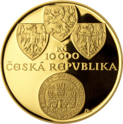 800. výročí Zlatá bula sicilská PROOF (31,1 g./Zlato 999,9/1000) 