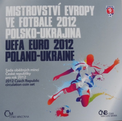 Sada oběžných mincí ME ve fotbale 2012 