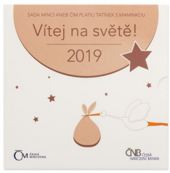 Sada oběžných mincí 2019 Narození dítěte