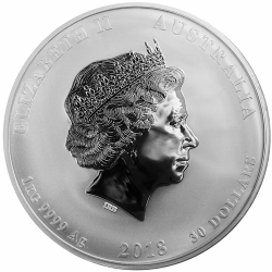 Stříbrná investiční mince Rok Psa 2018 (1000 g./Stříbro 9999/1000)