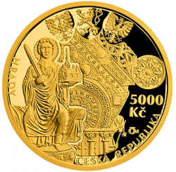 2020 - 5000 kč. Hrad Bečov nad Teplou PROOF (15,55 g./Zlato 999,9/1000) 