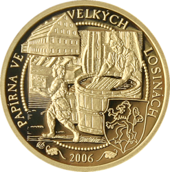 Papírna Velké Losiny 2006 PROOF (7,78 g./Zlato 999,9/1000)