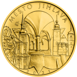 Zlata mince Jihlava B.K, 5000 Kč.