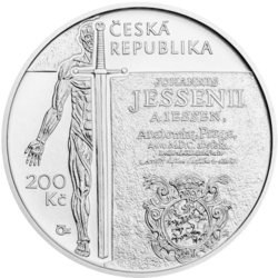 2016 - 200 kč, 450. výročí - Jan Jessenius B.K