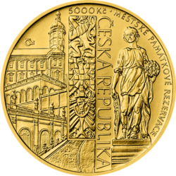 Zlata mince Mikulov B.K, 5000 Kč.
