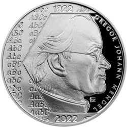 Gregor Mendel PROOF, 200 Kč.