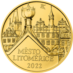 Zlata mince Litoměřice B.K, 5000 Kč.