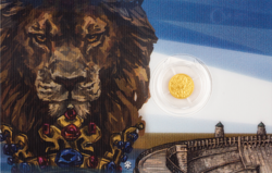 Zlatá 1/25 Oz. investiční mince Český lev 2023, číslovaná (1,24 g./Zlato 999/1000) 