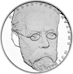 Bedřich Smetana PROOF, 200 Kč.