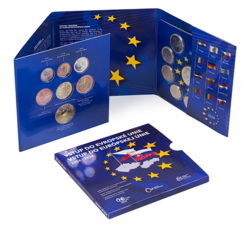 Sada oběžných mincí 2024 Vstup ČR a SR do Evropské unie 
