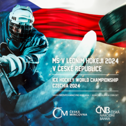 Sada oběžných mincí 2024 MS v hokeji v ČR