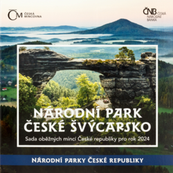 Sada oběžných mincí 2024 Národní parky - České Švýcarsko