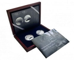 Set stříbrné mince a medaile Osobní automobil Tatra 603 (Pocta ČNB Luboši Charvátovi) 2023 PROOF