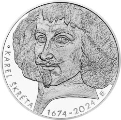 Karel Škréta PROOF, 200 Kč.